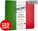Primo Caffe Roma Italiano 120 Nespresso Compatible Capsules - $29.00 + $8.95 Shipping ($0 with OnePass) @ Catch