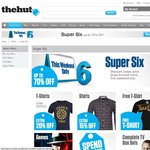THE HUT Super Six Weekend. 20% OFF Tee's & Other Discounts