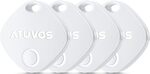 ATUVOS Apple Find My Compatible Bluetooth Tracker (WHITE, 4 Pack) - $49.98 Delivered @ FreshVoco via Amazon AU