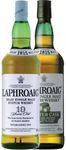 1 x Laphroaig 10 YO PLUS 1 x Laphroaig Quater Cask for $149.95.  Under $75 per bottle. 