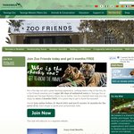 Zoo Friends Annual Membership with Bonus 3 Months Free