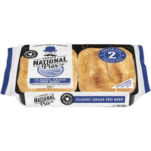 [NSW, QLD, SA] ½ Price: National Pies 2-Pack $4 (Multiple Varieties) @ Woolworths