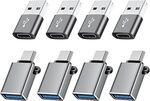 [Prime] BaseNew 4x USB C-to-A + 4x USB A-to-C Adapters $11.99 Delivered @ Basenew Amazon AU