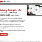 Up to $1000 Free Brokerage over 90 Days (Must Be a Shareholder in NAB)