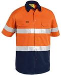 Bisley Taped Hi Vis Cool Lightweight Shirt - Short Sleeve (BS1896) $25.00 Delivered @ Budget Workwear Outlet Store