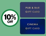 10% off TCN Pub & Bar and TCN Cinema eGift Cards @ Woolworths Gift Cards