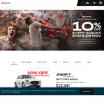 Suzuki Black Friday Sale (10% off All Models)