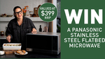 Win a Panasonic NN-SF57QSQPQ Flatbed Microwave from Panasonic