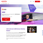 Link Your Velocity Frequent Flyer and DiDi Accounts for 1,500 Bonus Velocity Points @ Velocity Frequent Flyer