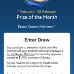 Win an Ecosa Queen Mattress Worth $1,150 from Canstar