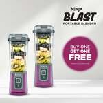 Ninja Blast Portable Blender (Cranberry Colour Only) - 2 for $71.99 Delivered @ Ninja