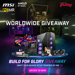 Win 1 of 3 MSI Hardware Bundles from PCMR/MSI