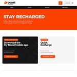 Recharge Your Expired Prepaid Mobile Plan with $300 or More, Get 50GB Bonus Data @ Boost Mobile (Existing Customers Only)