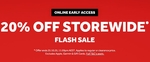 20% off Almost Everything Storewide (Exclusions Apply) + Delivery ($0 C&C/ In-Store) @ rebel