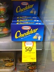 Kraft Cheddar Cheese Block 500gram 50cents at Coles, The Barracks QLD