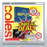 Reflex A4 Copy Paper 500 Sheets $3.49 (1/2 Price) @ Coles Starts 7th August