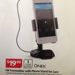 ALDI - ONIX Handsfree+FM Transmitter with Phone Stand for Cars $19.99. On sale 17th Aug