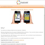 Go Mobile or Go Broke - Mobile Website Professionally Designed for $299 SAVE $200