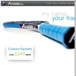 Angell Custom Tennis Racquets - $50 off Opening Special! Racquet $199 + $10 Delivery
