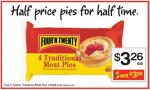 Four'n Twenty - Meat Pies 4 PACK for $3.26 (50% off)