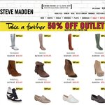 Steve Madden: 50% off Outlet + $10 Shipping
