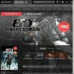 Binary Domain [STEAM] $3 USD from GameFly