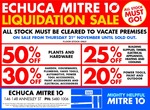 Echuca Mitre 10 - up to 50% off Sale Starts 21st November