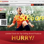 AliExpress "Love The Sport" Sale Event up to 50% off (3-5 June)