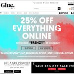 25% off Everything Online at Glue