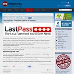 LastPass Premium for Free (6 Months) [Paid Subscription Required]