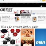 Win a Le Creuset Kitchen Pack Worth $1,041 or 1 of 25 Movie Passes from Gourmet Traveller