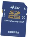 Target - 4GB SDHC Class 4 Memory Card for $19 (Save $10)