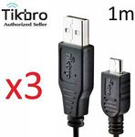 3x 1m Tikbro USB to Micro USB Data Charger Cable for $8.99 Delivered via eBay (Bulk Sales)