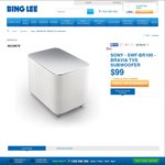 Sony Wireless Subwoofer SWF-BR100 for $99 at Bing Lee