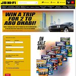 Win a Trip for Two to Abu Dhabi (Dubai) from JB Hi-Fi
