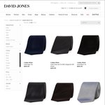  Calvin Klein Ties Solid Black Geometric Dot David Jones Men $34.95 (+ Shipping if < $100 Spent)