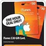 Buy 1 Get 1 Free iTunes $30 Card @ Harvey Norman April 2nd 6-7pm In-Store Only