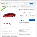 Lamborghini Remote Control Car $10.00 RRP $18.00 Hobby Warehouse eBay Group Deal