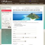Win 1 of 9 Return Flights to International Destinations from Fiji Airways