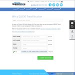 Win a $1,000 Travel Voucher from Travel Superstore/South Aussie with Cosi