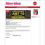New Idea Magazine 12 Issues for $12 for 24hrs Only