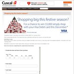Win 1 of 5x $5,000 from Cuscal [Credit Union Visa Debit Card Holders]