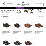 $50 off Jeff Banks Footwear - Were $169, Now $119 Delivered