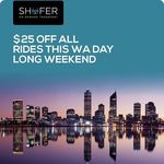 Shofer (WA) $25 off Rides This Weekend in Perth