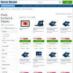15% off Surface Pro 4, Surface Book, Surface 3 and all Surface Accessories @ Harvey Norman