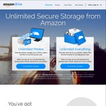 Amazon Drive Free Unlimited Storage for 3 Months ($100 Per Year Thereafter)