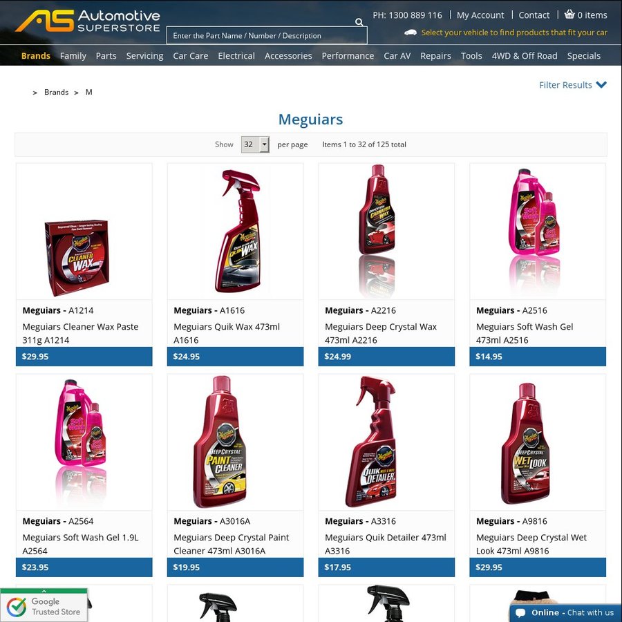 25 off Meguiars Automotive Superstore OzBargain