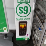 Telstra Cruise for $9 with $10 Credit @ BP