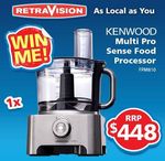 Win a Kenwood Multipro Sense Food Processor Worth $448 from Retravision [WA]