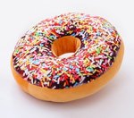 Plush Doughnut Shape Pillow (Sprinkles or Chocolate Ripple) USD$4.49 (~AUD$6) delivered @ Sammydress